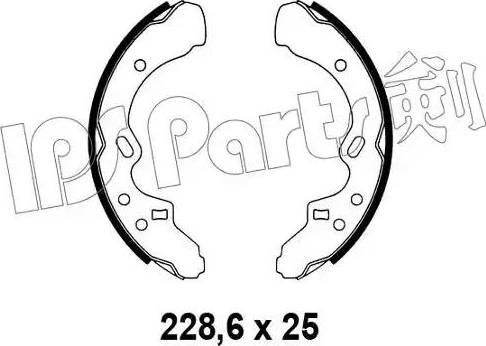 IPS Parts IBL-4328 - Əyləc başlığı, Baraban əyləcləri furqanavto.az