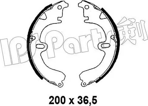 IPS Parts IBL-4298 - Əyləc başlığı, Baraban əyləcləri furqanavto.az