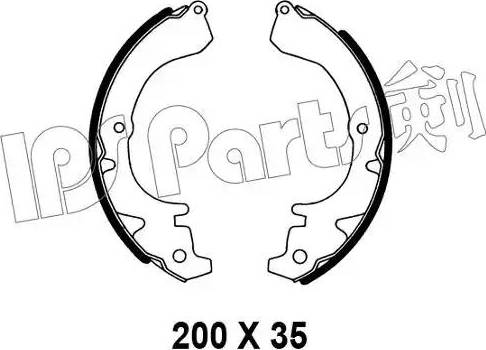 IPS Parts IBL-4206 - Əyləc başlığı, Baraban əyləcləri furqanavto.az