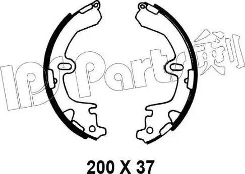 IPS Parts IBL-4201 - Əyləc başlığı, Baraban əyləcləri furqanavto.az