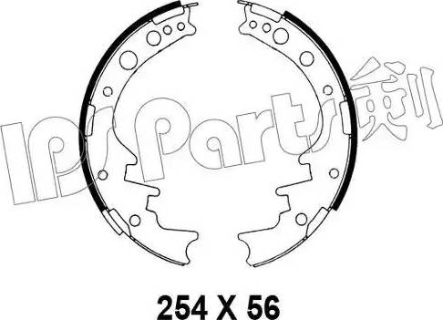 IPS Parts IBL-4224 - Əyləc başlığı, Baraban əyləcləri furqanavto.az