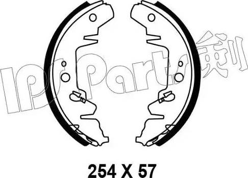 IPS Parts IBL-4K02 - Əyləc başlığı, Baraban əyləcləri furqanavto.az