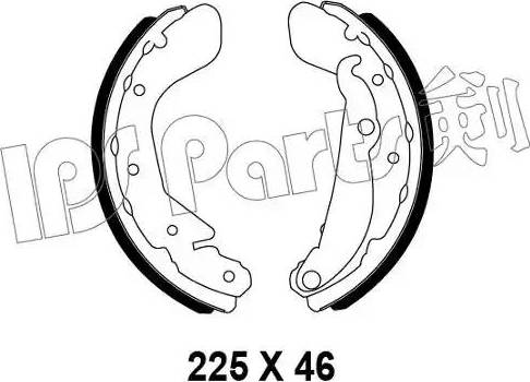 IPS Parts IBL-4W03 - Əyləc başlığı, Baraban əyləcləri furqanavto.az