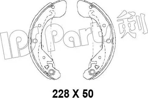 IPS Parts IBL-4W02 - Əyləc başlığı, Baraban əyləcləri furqanavto.az