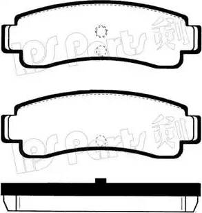 IPS Parts IBR-1125 - Əyləc altlığı dəsti, əyləc diski furqanavto.az