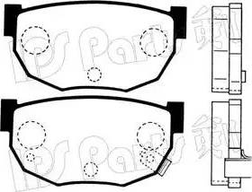 IPS Parts IBR-1122 - Əyləc altlığı dəsti, əyləc diski furqanavto.az