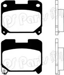 IPS Parts IBR-1294 - Əyləc altlığı dəsti, əyləc diski furqanavto.az