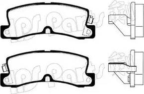 IPS Parts IBR-1205 - Əyləc altlığı dəsti, əyləc diski furqanavto.az