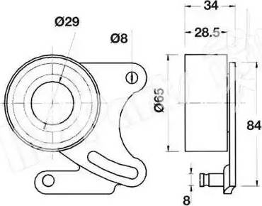 IPS Parts ITB-6913 - Gərginləşdirici, vaxt kəməri furqanavto.az