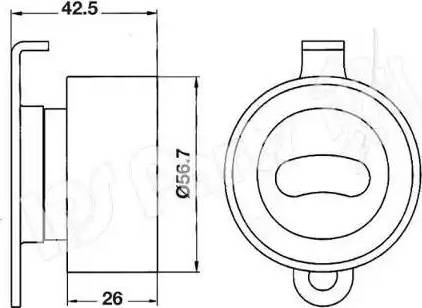 IPS Parts ITB-6413 - Gərginləşdirici, vaxt kəməri furqanavto.az