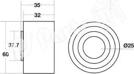 IPS Parts ITB-6421 - Gərginləşdirici, vaxt kəməri furqanavto.az