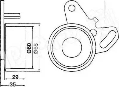 IPS Parts ITB-6508 - Gərginləşdirici, vaxt kəməri furqanavto.az