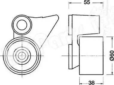 IPS Parts ITB-6520 - Gərginləşdirici, vaxt kəməri furqanavto.az