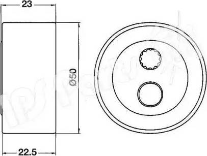 IPS Parts ITB-6608 - Gərginləşdirici, vaxt kəməri furqanavto.az