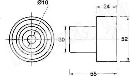 IPS Parts ITB-6108 - Gərginləşdirici, vaxt kəməri furqanavto.az