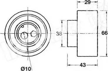 IPS Parts ITB-6103 - Gərginləşdirici, vaxt kəməri furqanavto.az