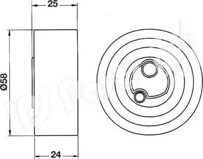 IPS Parts ITB-6800 - Gərginləşdirici, vaxt kəməri furqanavto.az