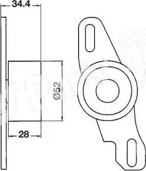 IPS Parts ITB-6803 - Gərginləşdirici, vaxt kəməri furqanavto.az