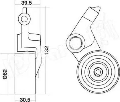 IPS Parts ITB-6242 - Gərginləşdirici, vaxt kəməri furqanavto.az