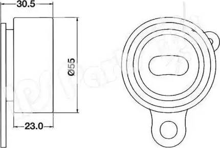 IPS Parts ITB-6209 - Gərginləşdirici, vaxt kəməri furqanavto.az