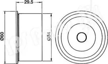 IPS Parts ITB-6216 - Gərginləşdirici, vaxt kəməri furqanavto.az