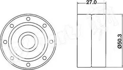 IPS Parts ITB-6230 - Gərginləşdirici, vaxt kəməri furqanavto.az