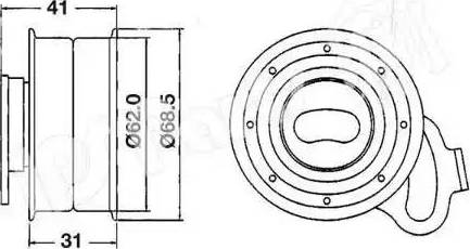 IPS Parts ITB-6224 - Gərginləşdirici, vaxt kəməri furqanavto.az