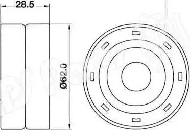 IPS Parts ITB-6225 - Gərginləşdirici, vaxt kəməri furqanavto.az