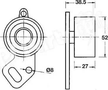 IPS Parts ITB-6707 - Gərginləşdirici, vaxt kəməri furqanavto.az