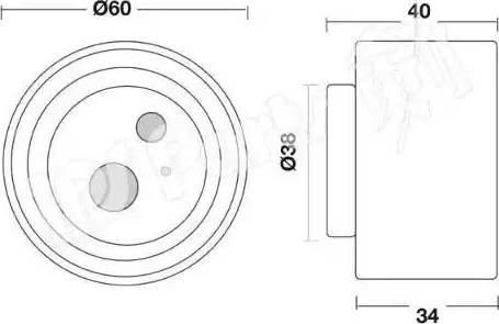 IPS Parts ITB-6K09 - Gərginləşdirici, vaxt kəməri furqanavto.az