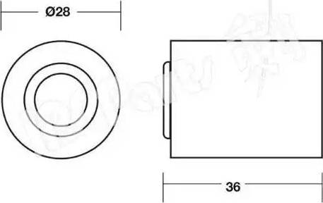 IPS Parts ITB-6K26 - Gərginləşdirici, vaxt kəməri furqanavto.az