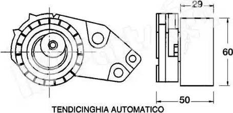 IPS Parts ITB-6W04 - Gərginləşdirici, vaxt kəməri furqanavto.az