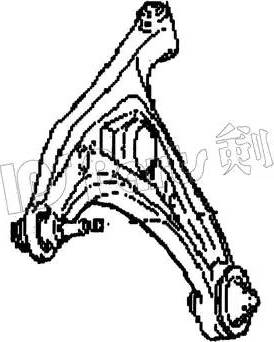 IPS Parts ITR-102227 - Yolun idarəedici qolu furqanavto.az