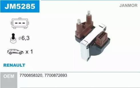 Janmor JM5285 - Alovlanma bobini furqanavto.az