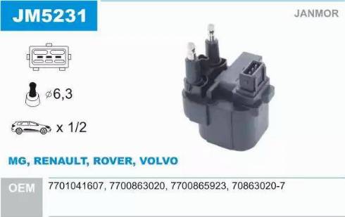 Janmor JM5231 - Alovlanma bobini furqanavto.az