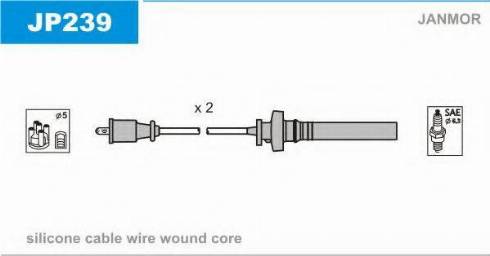 Janmor JP239 - Alovlanma kabeli dəsti furqanavto.az