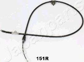 Japanparts BC-151R - Kabel, dayanacaq əyləci furqanavto.az