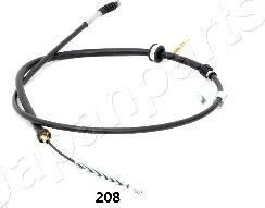 Japanparts BC-208 - Kabel, dayanacaq əyləci furqanavto.az