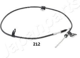 Japanparts BC-212 - Kabel, dayanacaq əyləci furqanavto.az