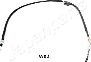 Japanparts BC-W02 - Kabel, dayanacaq əyləci furqanavto.az