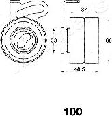 Japanparts BE-100 - Gərginləşdirici, vaxt kəməri furqanavto.az