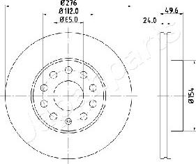 Japanparts DI-0941 - Əyləc Diski furqanavto.az