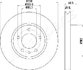 Japanparts DI-0957 - Əyləc Diski furqanavto.az