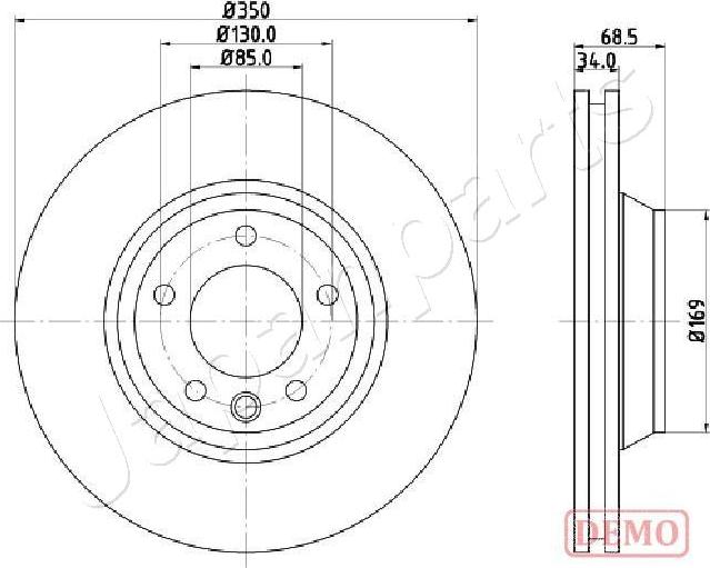 Japanparts DI-0931C - Əyləc Diski furqanavto.az