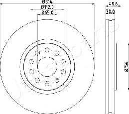 Japanparts DI-0933 - Əyləc Diski furqanavto.az