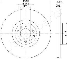 Japanparts DI-0611 - Əyləc Diski furqanavto.az