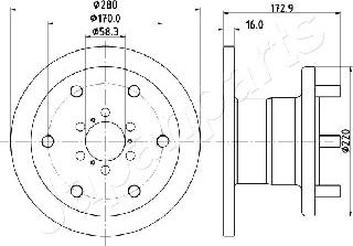 Japanparts DI-0255 - Əyləc Diski furqanavto.az