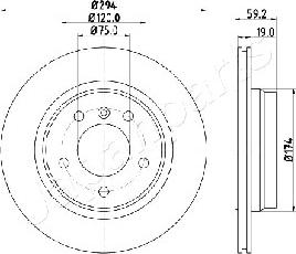 Japanparts DP-0109 - Əyləc Diski furqanavto.az