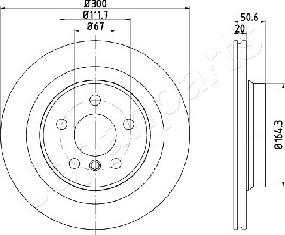 Japanparts DP-0106 - Əyləc Diski furqanavto.az