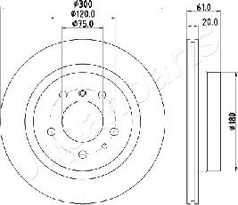 Japanparts DP-0118 - Əyləc Diski furqanavto.az